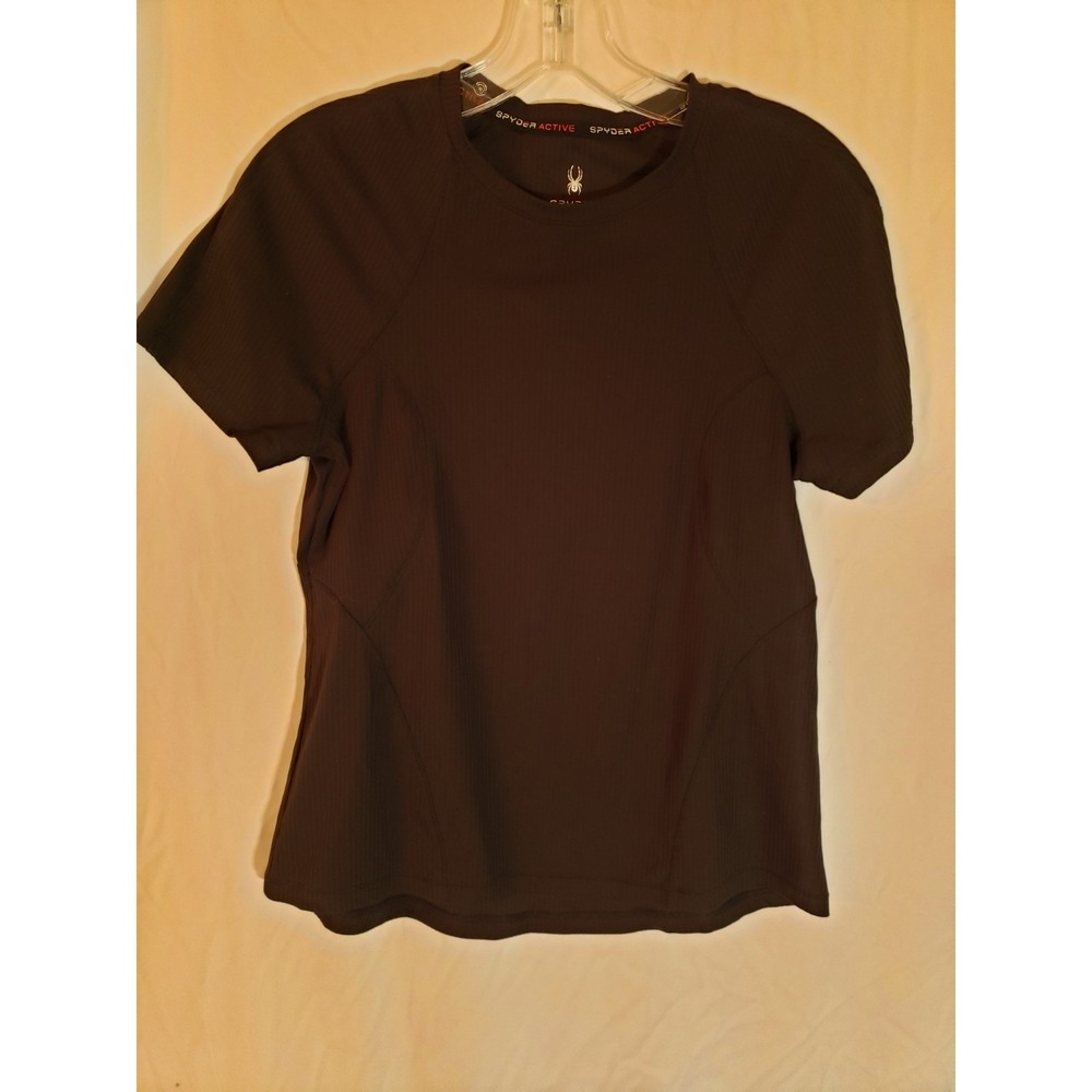Women's Spyder Active Black Tee Size S
